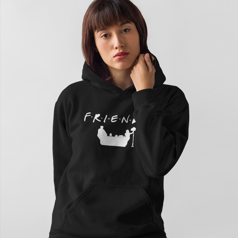Friends (TV Show) Logo Silhouette Hoodie - Picture 2 of 6